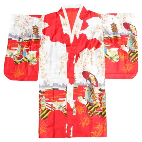 DEARMAMY 1 Stück japanischer bademantel kimono kimonos costumes for women Multipurpose clothing fashion apparel trendy clothes strickjacken für damen modischer Kimono Nachtwäsche Kimono rot DEARMAMY 1 Stück japanischer bademantel kimono kimonos costumes for women Multipurpose clothing fashion apparel trendy clothes strickjacken für damen modischer Kimono Nachtwäsche Kimono rot von DEARMAMY