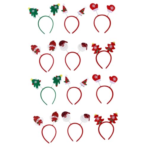 DEARMAMY 12 Stck. Teiliges Weihnachts Stirnband mit Santa Rentier und Schneemann Motiven Farbenfroher Kopfschmuck für Erwachsene für Weihnachtsfeiern Kostüm und Partydekoration DEARMAMY 12 Stck. Teiliges Weihnachts Stirnband mit Santa Rentier und Schneemann Motiven Farbenfroher Kopfschmuck für Erwachsene für Weihnachtsfeiern Kostüm und Partydekoration von DEARMAMY