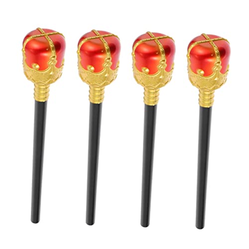 DEARMAMY 12 Stück Zauberstab Halloween Dekoration Leichtes Königszepter Cosplay Requisit Langlebig als Fotoprop für Bühne und Party Zufällige Farbe Zufällige Farbe von DEARMAMY