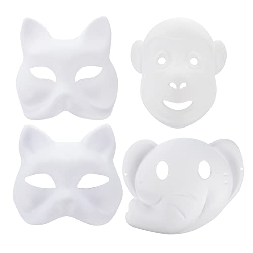 DEARMAMY 12St leere Maske halloween masken halloweenmaske hallowen masks Rollenspiel Masken halloween gesichtsmaske DIY volles Gesicht Hund unbemalt Papiermaske für DIY Cosplay-Zubehör Weiß DEARMAMY 12St leere Maske halloween masken halloweenmaske hallowen masks Rollenspiel Masken halloween gesichtsmaske DIY volles Gesicht Hund unbemalt Papiermaske für DIY Cosplay-Zubehör Weiß von DEARMAMY