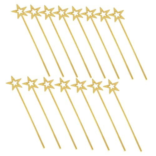 DEARMAMY 15 Stück Zauberstab Für Zauberstab Fee Kindertags - stützstab Fee Requisiten Angel-Stick-stütze Kinderballfee Feenstab Hohlsternstab Partystäbe Golden Überzug DEARMAMY 15 Stück Zauberstab Für Zauberstab Fee Kindertags - stützstab Fee Requisiten Angel-Stick-stütze Kinderballfee Feenstab Hohlsternstab Partystäbe Golden Überzug von DEARMAMY