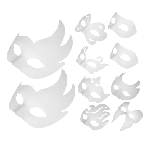DEARMAMY 16 Stück Teiliges Unbemalte Papiermasken für DIY Kreative Cosplay und Maskerade Masken für Partys Karneval und Aufführungen DEARMAMY 16 Stück Teiliges Unbemalte Papiermasken für DIY Kreative Cosplay und Maskerade Masken für Partys Karneval und Aufführungen von DEARMAMY