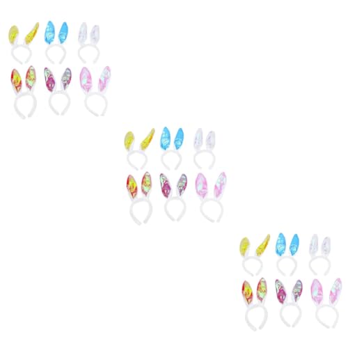 DEARMAMY 18 Stück Teiliges Hasenohren Haarreif Fluoreszierend Leichter Karneval Stirnband für Mädchen Halloween Party Kostüm Zubehör DEARMAMY 18 Stück Teiliges Hasenohren Haarreif Fluoreszierend Leichter Karneval Stirnband für Mädchen Halloween Party Kostüm Zubehör von DEARMAMY