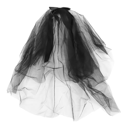 DEARMAMY 1Stk Halloween-Schleier halloween haarschmuck halloween kopfschmuck schwarzes haarband Schwarzer Haarschleier Schleier mit Schleife Party-Kopfschmuck Gittergewebe Black DEARMAMY 1Stk Halloween-Schleier halloween haarschmuck halloween kopfschmuck schwarzes haarband Schwarzer Haarschleier Schleier mit Schleife Party-Kopfschmuck Gittergewebe Black von DEARMAMY