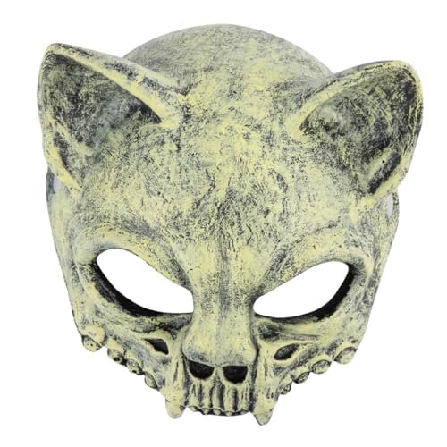 DEARMAMY 1stk Halloween-schädel-maske Cosplay Gruselige Halloween-maske Masken Zum Schmücken Halloween-gesichtsabdeckung Schädelmaske Für Männer Gruseliger Schädel Horror Yellow Pu-schaum DEARMAMY 1stk Halloween-schädel-maske Cosplay Gruselige Halloween-maske Masken Zum Schmücken Halloween-gesichtsabdeckung Schädelmaske Für Männer Gruseliger Schädel Horror Yellow Pu-schaum von DEARMAMY