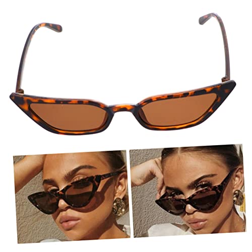 DEARMAMY 2 Paar Cat-eye-sonnenbrillen Für Damen Und Herren Kleiner Rahmen Modische Sonnenbrillen Für Draußen Und Den Alltag von DEARMAMY