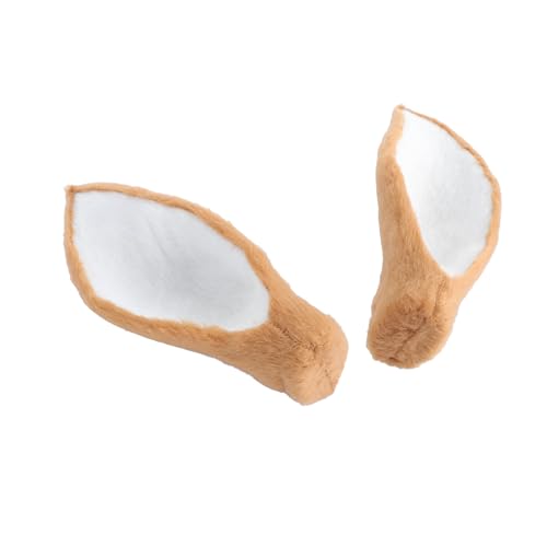 DEARMAMY 2 Paare DIY Ohren Haarreif Imitation Deer Ear Haarschmuck für Halloween Weihnachts Geburtstag Party Kreative Kostüm Accessoires für Damen Mädchen von DEARMAMY