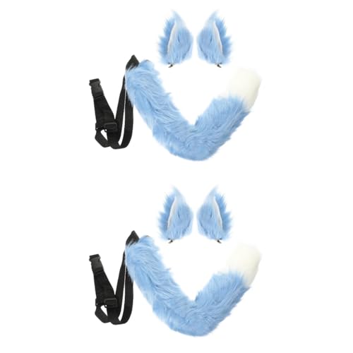 DEARMAMY 2 Sätze Fuchsschwanzohren Kostüm Hund Co Stirnbänder Maskerade Bögen Matschig Truthahnhaarreifen Haarband Mit Katzenohren Halloween Wolf Tragen Brille Pfoten Stoff DEARMAMY 2 Sätze Fuchsschwanzohren Kostüm Hund Co Stirnbänder Maskerade Bögen Matschig Truthahnhaarreifen Haarband Mit Katzenohren Halloween Wolf Tragen Brille Pfoten Stoff von DEARMAMY
