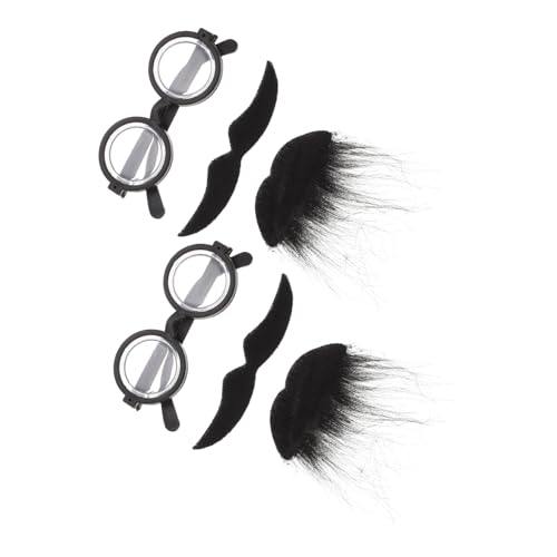 DEARMAMY 2 Sätze Halloween gefälschter Bart Haarzubehör Kleiderschrank zum Aufhängen Scharnier Abs Halloween Dekoration Halloween-Dekoration Cosplay-Bart Halloween-Requisite Polyester Black DEARMAMY 2 Sätze Halloween gefälschter Bart Haarzubehör Kleiderschrank zum Aufhängen Scharnier Abs Halloween Dekoration Halloween-Dekoration Cosplay-Bart Halloween-Requisite Polyester Black von DEARMAMY