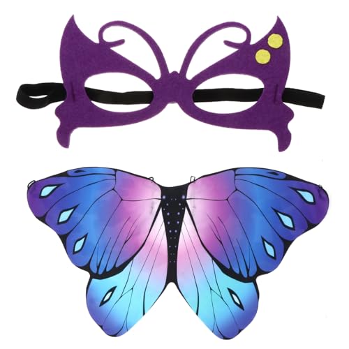 DEARMAMY 2 Stk Schmetterlingsflügel-umhang Kostüm Haube Kap Halloween-umhang Für Mantel Umhang Im Halloween-stil Dekorativer Umhang Umhang Violett Polyester DEARMAMY 2 Stk Schmetterlingsflügel-umhang Kostüm Haube Kap Halloween-umhang Für Mantel Umhang Im Halloween-stil Dekorativer Umhang Umhang Violett Polyester von DEARMAMY