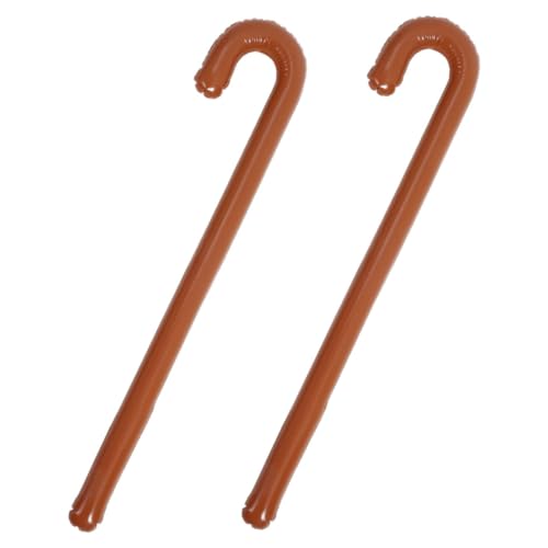 DEARMAMY 2 Stück Aufblasbare Gehhilfe PVC Spazierstock Partydeko Halloween Bühne Requisit Bunter Gehstock für Kostüm und Show DEARMAMY 2 Stück Aufblasbare Gehhilfe PVC Spazierstock Partydeko Halloween Bühne Requisit Bunter Gehstock für Kostüm und Show von DEARMAMY