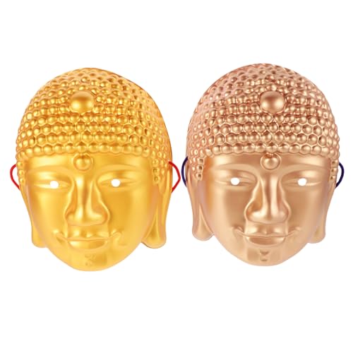 DEARMAMY 2 Stück Buddha Kopf Halloween Masken Für Erwachsene Party Vollmaske Ideal Für Maskerade Und Karneval Lustige Party Kostümmaske Karnevalsmaske DEARMAMY 2 Stück Buddha Kopf Halloween Masken Für Erwachsene Party Vollmaske Ideal Für Maskerade Und Karneval Lustige Party Kostümmaske Karnevalsmaske von DEARMAMY