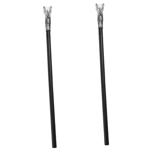 DEARMAMY 2 Stück Halloween Gehstock Scepter Kreativer Kunststoff Zauberstab Prop für Kostüm und Party Erwachsene Zubehör DEARMAMY 2 Stück Halloween Gehstock Scepter Kreativer Kunststoff Zauberstab Prop für Kostüm und Party Erwachsene Zubehör von DEARMAMY