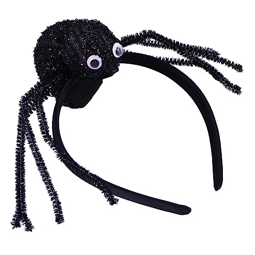 DEARMAMY 2 Stück Halloween Haarreif Cartoon Spinne Kopfschmuck Elastisches Stoffband für Erwachsene Party Kostüm Zubehör Weihnachts und Karnevalsgeschenk von DEARMAMY