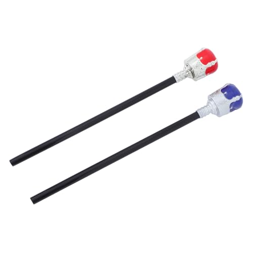 DEARMAMY 2 Stück Halloween Kinderpersonal Kostümzubehör Königsstab verkleiden Sich Zuckerrohr Tanzstock Stabstock Zuckerrohr Cosplay Cane Vintage Staff Requene Stick Plastik von DEARMAMY