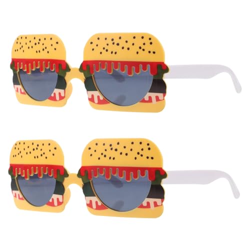 DEARMAMY 2 Stück Hamburgerförmige Sonnenbrillen Lustige Accessoires für Maskenbälle Partys Fotoshootings Kreative Kostümzubehör für Hochzeiten Halloween und Geburtstagsfeiern DEARMAMY 2 Stück Hamburgerförmige Sonnenbrillen Lustige Accessoires für Maskenbälle Partys Fotoshootings Kreative Kostümzubehör für Hochzeiten Halloween und Geburtstagsfeiern von DEARMAMY