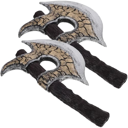DEARMAMY 2 Stück Handaxt Requisite Beil Simulation Requisiten Ornament Halloween Gefälschte Halloween Lebensechte Simulierte Halloween Cosplay Requisiten DEARMAMY 2 Stück Handaxt Requisite Beil Simulation Requisiten Ornament Halloween Gefälschte Halloween Lebensechte Simulierte Halloween Cosplay Requisiten von DEARMAMY