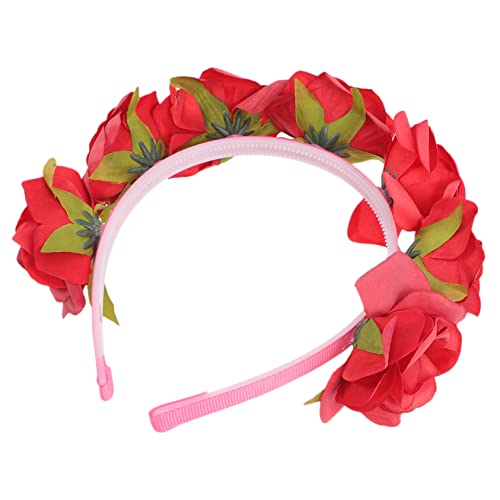 DEARMAMY 2 Stück Kunstrosen Haarband für Damen Rotes Blumenhaarband für Hochzeiten Valentinstag Partys und Kostüme Charmantes Festival Accessoire für Besondere Anlässe DEARMAMY 2 Stück Kunstrosen Haarband für Damen Rotes Blumenhaarband für Hochzeiten Valentinstag Partys und Kostüme Charmantes Festival Accessoire für Besondere Anlässe von DEARMAMY
