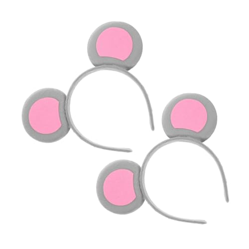 DEARMAMY 2 Stück Mouse Ohren Stirnband Leichtes Cartoon Maus Ohr Haarreif Damen Party Kostüm Accessoire Stilvoll und Minimalistisch für Karneval und Maskerade DEARMAMY 2 Stück Mouse Ohren Stirnband Leichtes Cartoon Maus Ohr Haarreif Damen Party Kostüm Accessoire Stilvoll und Minimalistisch für Karneval und Maskerade von DEARMAMY