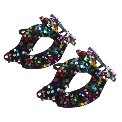 DEARMAMY 2 Stück Paillettenmaske venezianische maske Karneval Maskerade-Abschlussballmaske masken halloween Halloween-Maske Pailletten-Maske Osterhasenmaske Weihnachts-Cosplay-Maske PVC DEARMAMY 2 Stück Paillettenmaske venezianische maske Karneval Maskerade-Abschlussballmaske masken halloween Halloween-Maske Pailletten-Maske Osterhasenmaske Weihnachts-Cosplay-Maske PVC von DEARMAMY