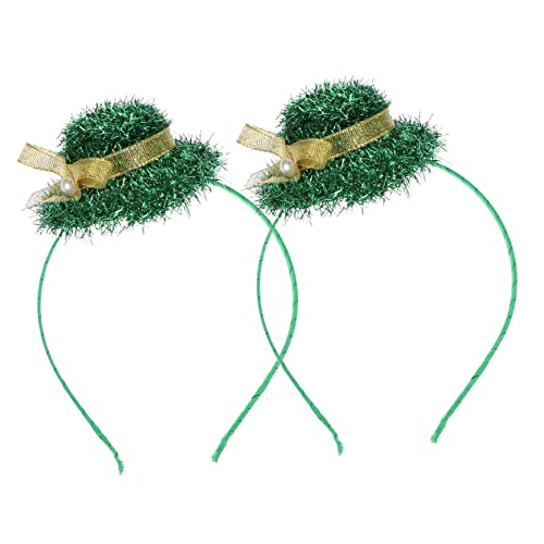 DEARMAMY 2 Stück Patrick's Day Haarreifen mit Grünen Hut Design Kreative Party Kopfbedeckung für Feierlichkeiten und Fotos mit Freunden und Familie DEARMAMY 2 Stück Patrick's Day Haarreifen mit Grünen Hut Design Kreative Party Kopfbedeckung für Feierlichkeiten und Fotos mit Freunden und Familie von DEARMAMY