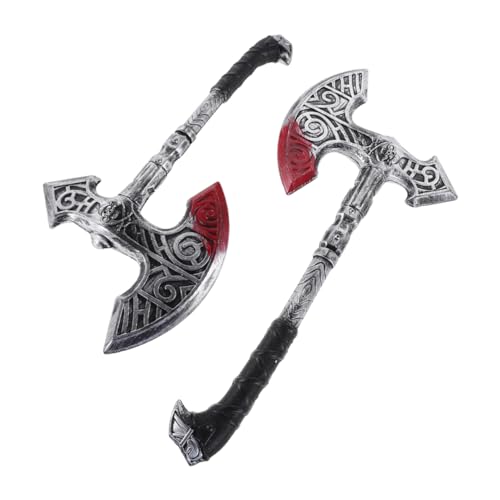 DEARMAMY 2 Stück Plastische Cosplay Requisite für Mittelalterliche Rollenspiele Party Zubehör Silber und Braun Langlebig und Leicht für Kostüm Enthusiasten DEARMAMY 2 Stück Plastische Cosplay Requisite für Mittelalterliche Rollenspiele Party Zubehör Silber und Braun Langlebig und Leicht für Kostüm Enthusiasten von DEARMAMY
