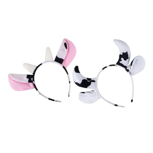 DEARMAMY 2 Stück Teiliges Kuhkostüm Haarband für Niedliche Kuhohren Haarreif Süßes Tierohren Accessoire für Mädchen für Kostümpartys Fotoshootings und Kinderveranstaltungen DEARMAMY 2 Stück Teiliges Kuhkostüm Haarband für Niedliche Kuhohren Haarreif Süßes Tierohren Accessoire für Mädchen für Kostümpartys Fotoshootings und Kinderveranstaltungen von DEARMAMY