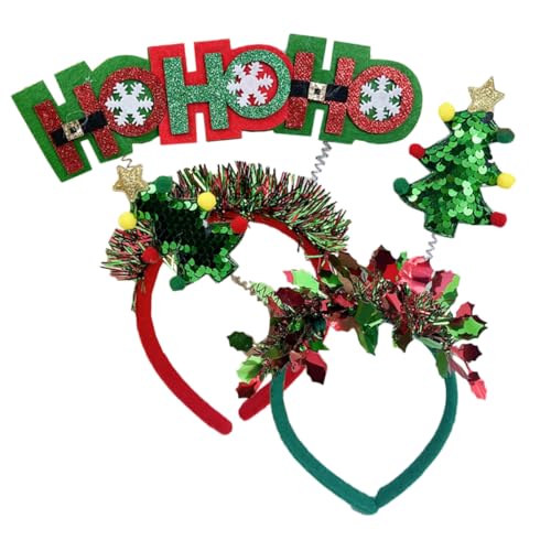 DEARMAMY 2 Stück Teiliges Weihnachts Stirnband Festlicher Haarschmuck für Frauen Weiches Komfortables Haarband mit Einzigartigem Design für Party Festival und Xmas Feier Passend für DEARMAMY 2 Stück Teiliges Weihnachts Stirnband Festlicher Haarschmuck für Frauen Weiches Komfortables Haarband mit Einzigartigem Design für Party Festival und Xmas Feier Passend für von DEARMAMY