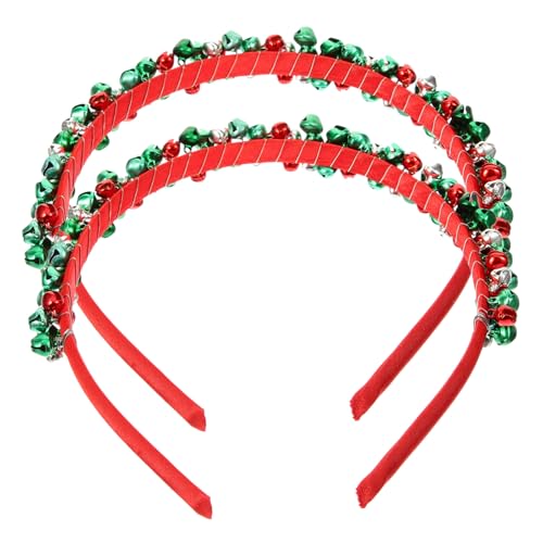 DEARMAMY 2 Stück Weihnachts Haarreif mit Glöckchen Leichtes Robustes Stirnband mit Rentier Design für Weihnachten Neujahr und Cosplay Feiern für Familie und DEARMAMY 2 Stück Weihnachts Haarreif mit Glöckchen Leichtes Robustes Stirnband mit Rentier Design für Weihnachten Neujahr und Cosplay Feiern für Familie und von DEARMAMY