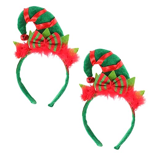 DEARMAMY 2 Stück Weihnachts Haarreifen mit Bunten Federn Dekorative Haarschmuck für Festlichkeiten Karneval und Kostümpartys Kreativ Gestaltete Weihnachtsmütze als Kopfschmuck DEARMAMY 2 Stück Weihnachts Haarreifen mit Bunten Federn Dekorative Haarschmuck für Festlichkeiten Karneval und Kostümpartys Kreativ Gestaltete Weihnachtsmütze als Kopfschmuck von DEARMAMY