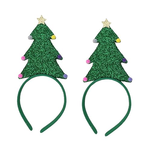 DEARMAMY 2 Stück Weihnachtsbaum Haarschmuck Grünes Stirnband Leichtes Party Kostüm für Erwachsene Festliches Kopfschmuck Weihnachten Karneval Fasching DEARMAMY 2 Stück Weihnachtsbaum Haarschmuck Grünes Stirnband Leichtes Party Kostüm für Erwachsene Festliches Kopfschmuck Weihnachten Karneval Fasching von DEARMAMY