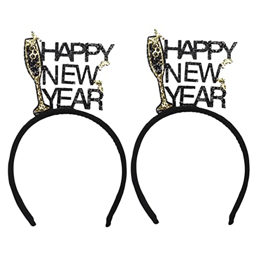 DEARMAMY 2 Stück Year Haarband Glitzer Stirnband für Neujahrsfeiern Fotorequisiten und Partys Langlebig und Sicher für Familie und DEARMAMY 2 Stück Year Haarband Glitzer Stirnband für Neujahrsfeiern Fotorequisiten und Partys Langlebig und Sicher für Familie und von DEARMAMY