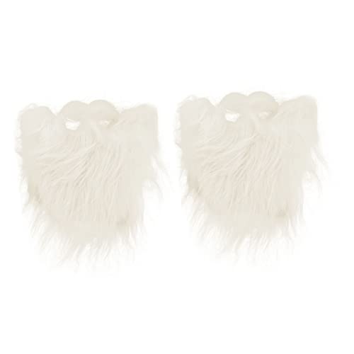 DEARMAMY 2 Stück künstlicher Bart weißer falscher Bart gefälscht Fasching Schnurrbart Weihnachtsrequisiten Bart Weihnachtsweißer Bart Falscher Bart zu Weihnachten Langer falscher Bart Tuch DEARMAMY 2 Stück künstlicher Bart weißer falscher Bart gefälscht Fasching Schnurrbart Weihnachtsrequisiten Bart Weihnachtsweißer Bart Falscher Bart zu Weihnachten Langer falscher Bart Tuch von DEARMAMY