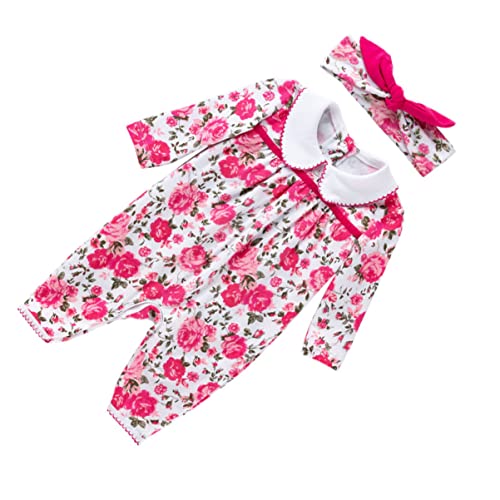 DEARMAMY Baby-kleidung 2-teiliges Set Fotografie-requisiten Blumendruck Strampler Für Neugeborene Party-foto-outfit DEARMAMY Baby-kleidung 2-teiliges Set Fotografie-requisiten Blumendruck Strampler Für Neugeborene Party-foto-outfit von DEARMAMY