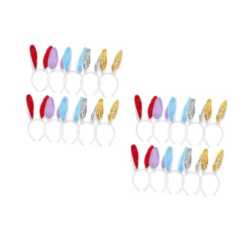 DEARMAMY 20 Stck Teiliges Hasenohren Haarreif Set für Weiche Plüsch und Paillettenmischung Langlebig und Bequem als Party und Kostüm Accessoire Zufällige Farbe Zufällige Farbe DEARMAMY 20 Stck Teiliges Hasenohren Haarreif Set für Weiche Plüsch und Paillettenmischung Langlebig und Bequem als Party und Kostüm Accessoire Zufällige Farbe Zufällige Farbe von DEARMAMY