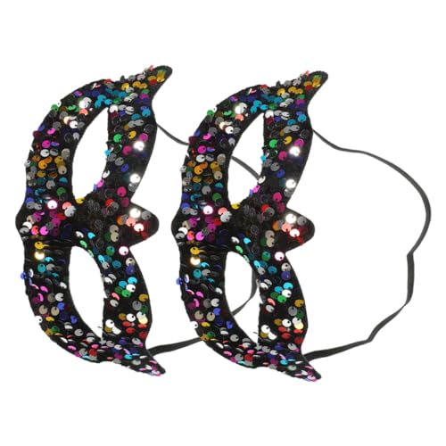 DEARMAMY 2St Paillettenmaske Maskerade-Abschlussballmaske Karnevalsmasken für Erwachsene venezianische maske Maskerade Masken Osterhasenmaske Cosplay-Kostüm-Requisiten Halloween-Maske PVC DEARMAMY 2St Paillettenmaske Maskerade-Abschlussballmaske Karnevalsmasken für Erwachsene venezianische maske Maskerade Masken Osterhasenmaske Cosplay-Kostüm-Requisiten Halloween-Maske PVC von DEARMAMY