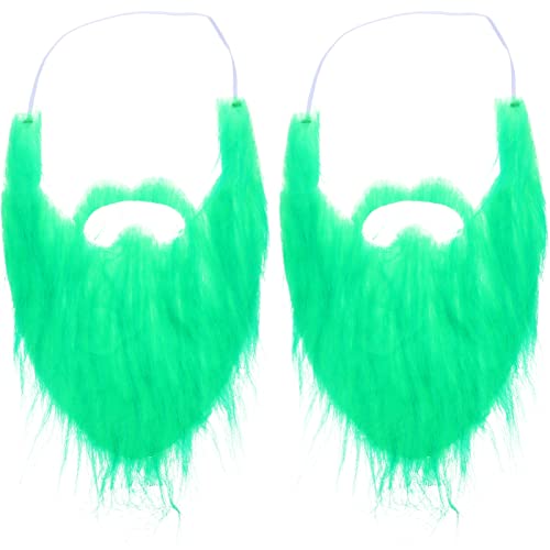 DEARMAMY 2St karnevalsgrüner bart Bartset für Männer realistischer falscher Bart Bartkamm Bartformer faschingskostüme fasnachtskostüme Bühnenbart st. Patricks Day Schnurrbart Plüsch Green DEARMAMY 2St karnevalsgrüner bart Bartset für Männer realistischer falscher Bart Bartkamm Bartformer faschingskostüme fasnachtskostüme Bühnenbart st. Patricks Day Schnurrbart Plüsch Green von DEARMAMY
