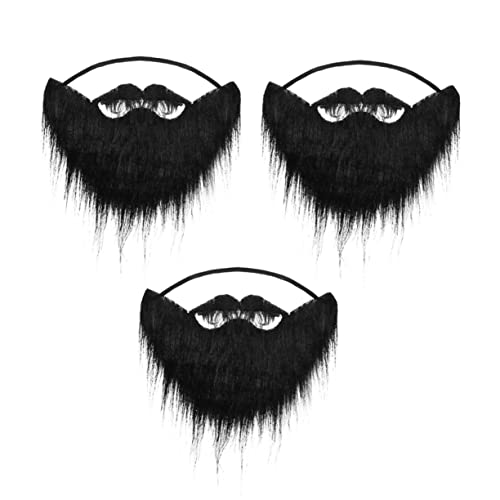 DEARMAMY 3 Stück Falscher Bart Halloween Dekorationen Für Den Innenbereich Für Männer Falscher Schnurrbart Halloween Kostüme Halloween Maskenbart Cosplay Requisite Bart Kostüm DEARMAMY 3 Stück Falscher Bart Halloween Dekorationen Für Den Innenbereich Für Männer Falscher Schnurrbart Halloween Kostüme Halloween Maskenbart Cosplay Requisite Bart Kostüm von DEARMAMY