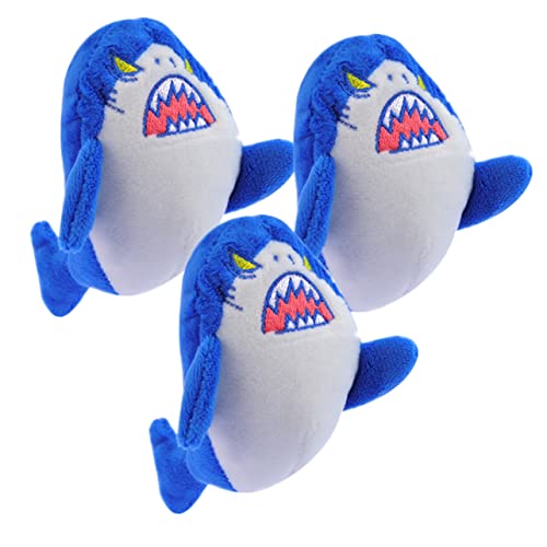 DEARMAMY 3 Stück Hai Schlüsselanhänger kuscheltier süße schlüsselanhänger Kuscheltier für Rucksackanhänger Plüschpuppe zum Aufhängen Anhänger zum Aufhängen einer Tasche Stoff von DEARMAMY