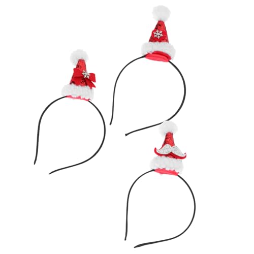 DEARMAMY 3 Stück Teiliges Haarreifen Weihnachtsstil Weiche Langlebige Stirnbänder mit Süßen Motiven für Weihnachtsfeiern Kostüme Partys und Festliche Anlässe DEARMAMY 3 Stück Teiliges Haarreifen Weihnachtsstil Weiche Langlebige Stirnbänder mit Süßen Motiven für Weihnachtsfeiern Kostüme Partys und Festliche Anlässe von DEARMAMY