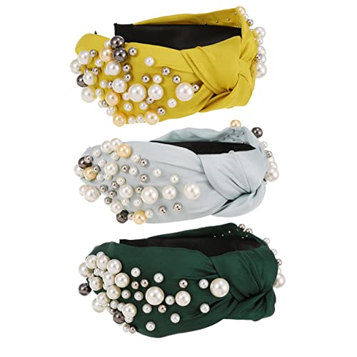 DEARMAMY 3 Stück Teiliges Vintage Haarschmuck mit Perlen Weiche Haarreifen für Partys für Hochzeiten und Fotoshootings DEARMAMY 3 Stück Teiliges Vintage Haarschmuck mit Perlen Weiche Haarreifen für Partys für Hochzeiten und Fotoshootings von DEARMAMY
