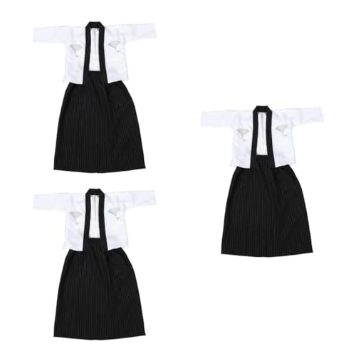 DEARMAMY 3 Stück Traditionelle Kimono Kostüme Jungen Outfits Kimono Performance Kostüm Kostüm Junge Japanische Kleidung Performance Zubehör Kimonos Für Jungen Polyester von DEARMAMY