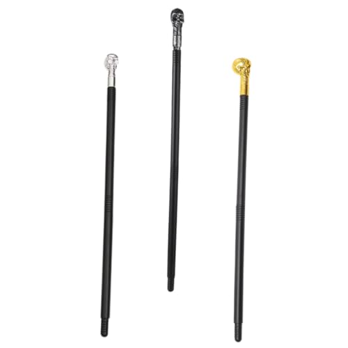 DEARMAMY 3pcs Rollenspiel Spiel Wand Cosplay Schädel Requisite King Stick Zeug Dress Up Accessoire DEARMAMY 3pcs Rollenspiel Spiel Wand Cosplay Schädel Requisite King Stick Zeug Dress Up Accessoire von DEARMAMY