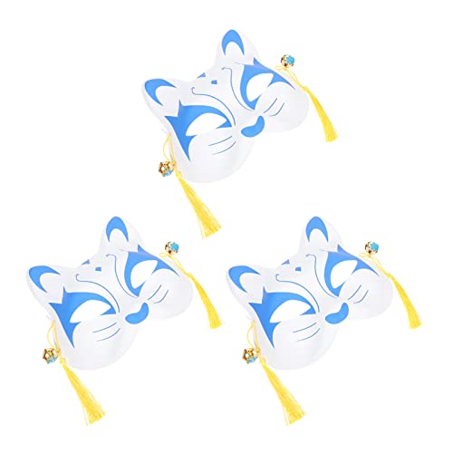 DEARMAMY 3st Fuchs Halbgesichtsmaske Katzen-maskerade-masken Halloweenkostüm Katzenmasken Für Frauen Halloween Fuchs Cosplay-masken Maskerade Masken Maskerade Ball Tiermasken Blue Pvc DEARMAMY 3st Fuchs Halbgesichtsmaske Katzen-maskerade-masken Halloweenkostüm Katzenmasken Für Frauen Halloween Fuchs Cosplay-masken Maskerade Masken Maskerade Ball Tiermasken Blue Pvc von DEARMAMY
