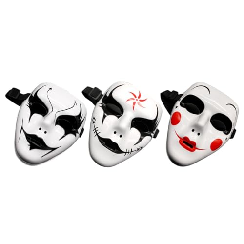 DEARMAMY 3st Party-maske Cooles Masken-cosplay Spitzenmaske Katzenmasken Led-masken Masken Zum Bemalen Halloween Streich Raubtiermaske Maske Reinigen Cosplay-maske Schmücken Plastik von DEARMAMY