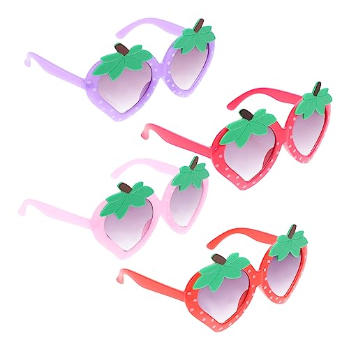 DEARMAMY 4 Paare Sonnenbrillen Für Sonnenbrille Für Erdbeer-sonnenbrille Mädchen Polarisierte Sonnenbrille Kindersonnenbrille Jungen Kinderbrille -erdbeergläser DEARMAMY 4 Paare Sonnenbrillen Für Sonnenbrille Für Erdbeer-sonnenbrille Mädchen Polarisierte Sonnenbrille Kindersonnenbrille Jungen Kinderbrille -erdbeergläser von DEARMAMY