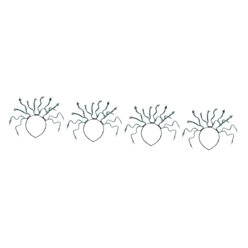 DEARMAMY 4 Stück Halloween Schlangen Haarreif Medusa Kopfschmuck Ägyptisches Kostüm Zubehör Party Stirnband Damen Fasching DEARMAMY 4 Stück Halloween Schlangen Haarreif Medusa Kopfschmuck Ägyptisches Kostüm Zubehör Party Stirnband Damen Fasching von DEARMAMY