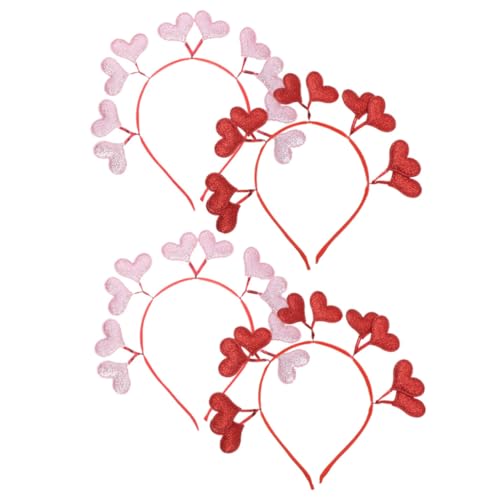 DEARMAMY 4 Stück Teiliges Herz Stirnband für Valentinstag Haaraccessoires und Rot für Hochzeiten Geburtstagsfeiern und Fotoshootings DEARMAMY 4 Stück Teiliges Herz Stirnband für Valentinstag Haaraccessoires und Rot für Hochzeiten Geburtstagsfeiern und Fotoshootings von DEARMAMY