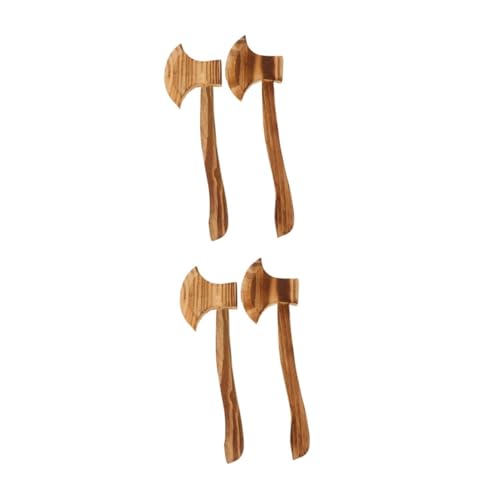 DEARMAMY 4 Stück Teiliges Holz Axt Halloween Deko Holzspielzeug Glatt Poliert Robust für Kostüm Requisiten LARP Cosplay und Raumdekoration DEARMAMY 4 Stück Teiliges Holz Axt Halloween Deko Holzspielzeug Glatt Poliert Robust für Kostüm Requisiten LARP Cosplay und Raumdekoration von DEARMAMY
