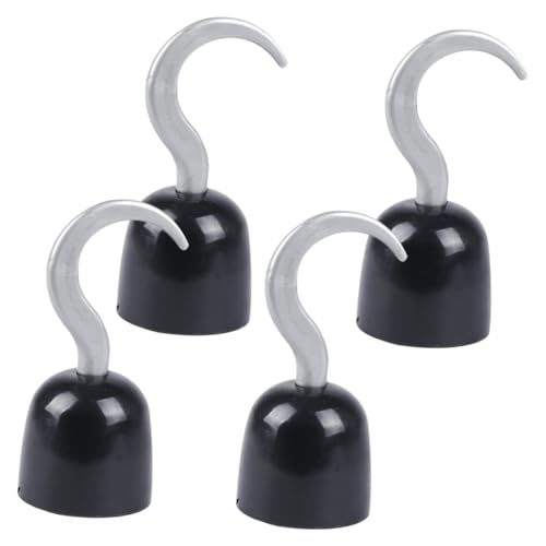 DEARMAMY 4 Stück Teiliges Piratenhaken aus Langlebigem Kunststoff als Halloween Cosplay Zubehör und Party Requisite für Erwachsene bei Piraten und Kostümpartys DEARMAMY 4 Stück Teiliges Piratenhaken aus Langlebigem Kunststoff als Halloween Cosplay Zubehör und Party Requisite für Erwachsene bei Piraten und Kostümpartys von DEARMAMY